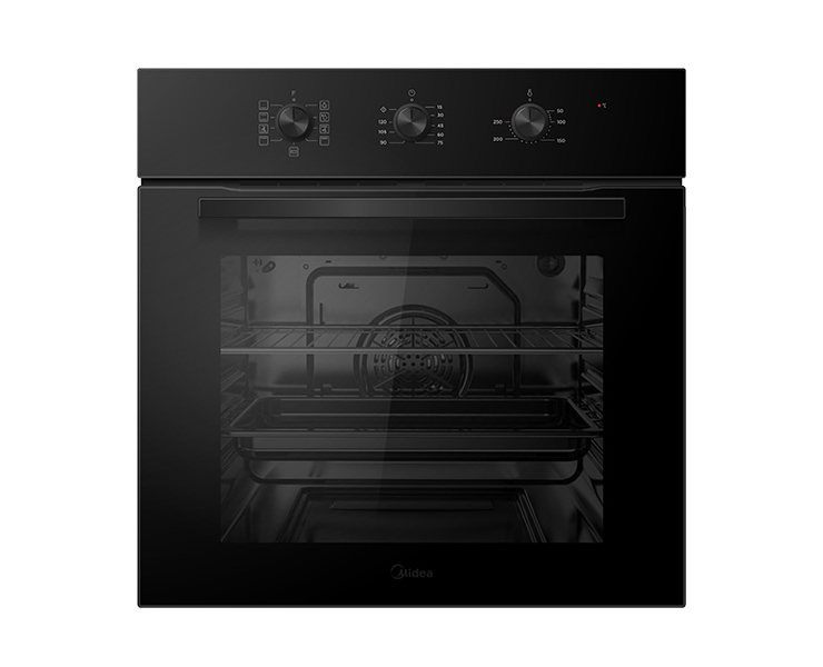 תנור בנוי מכני 8 תוכניות MIDEA 65DME30004BK שחור