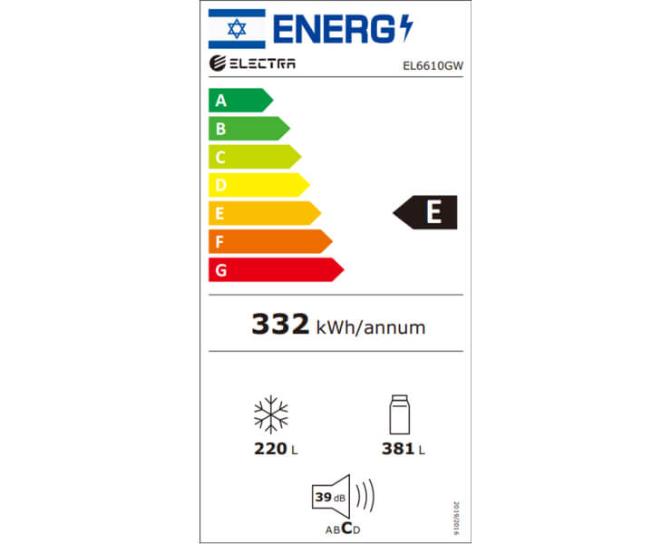 מקרר 4 דלתות Electra EL6610GW