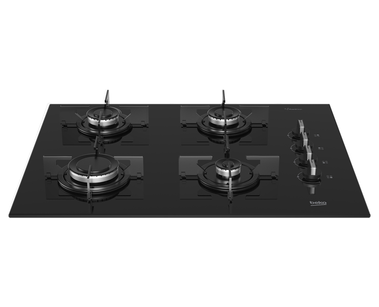 כיריים גז זכוכית 4 להבות BEKO K6510IL