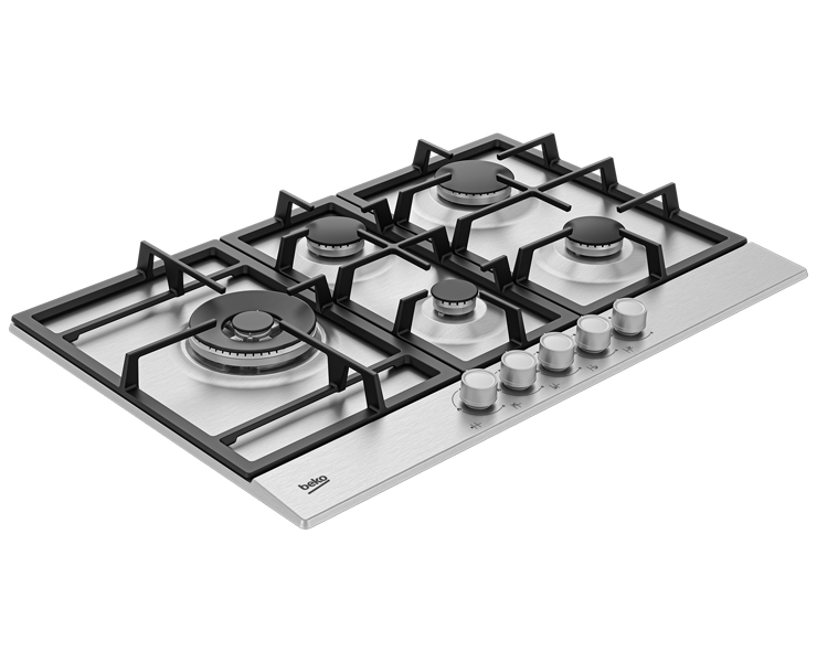 כיריים גז 5 להבות BEKO HIAL752205SX