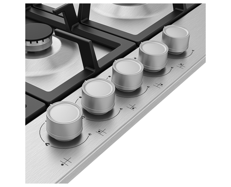 כיריים גז 5 להבות BEKO HIAL752205SX