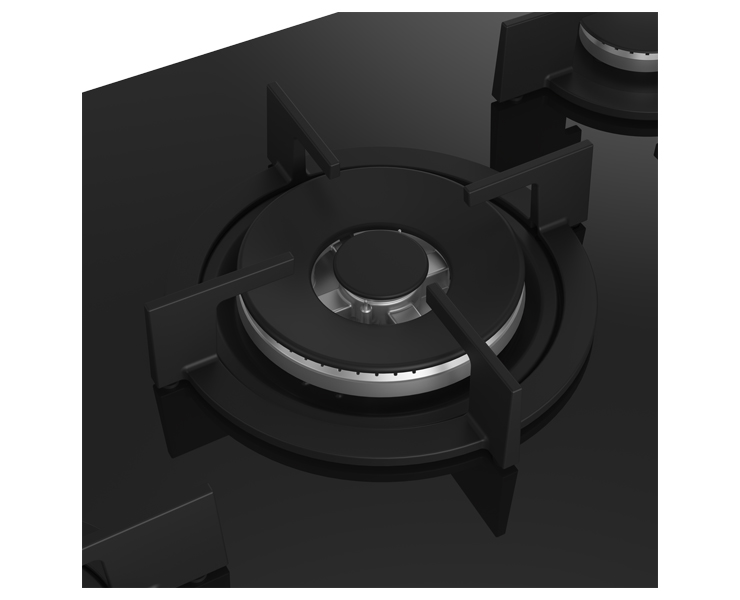 כיריים גז זכוכית 5 להבות BEKO HILL75222s