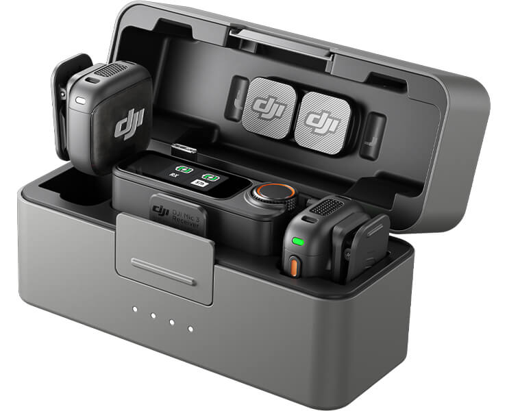 מיקרופון אלחוטי DJI MIC 3 זוגי