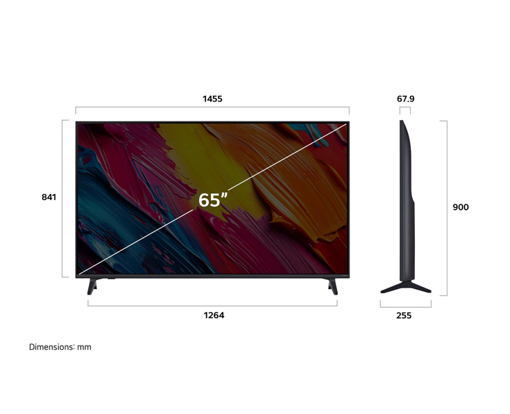 מסך 65 LG QNED 65QNED70A6A