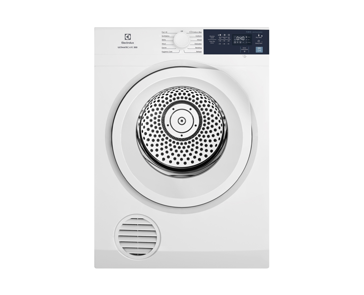 מייבש כביסה VENTED דלת שקופה תוף נירוסטה 7.5 ק"ג EDV754H3WBM electrolux