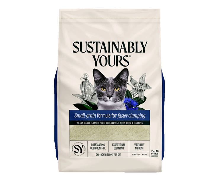 חול מתגבש לחתולים 10ל' Sustainably Yours