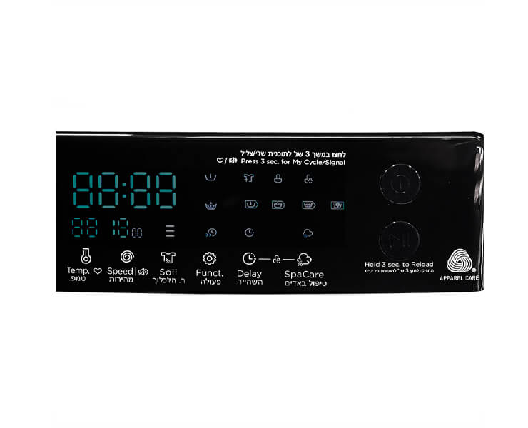 מכונת כביסה פתח קידמי 12 ק"ג Electra EL1214